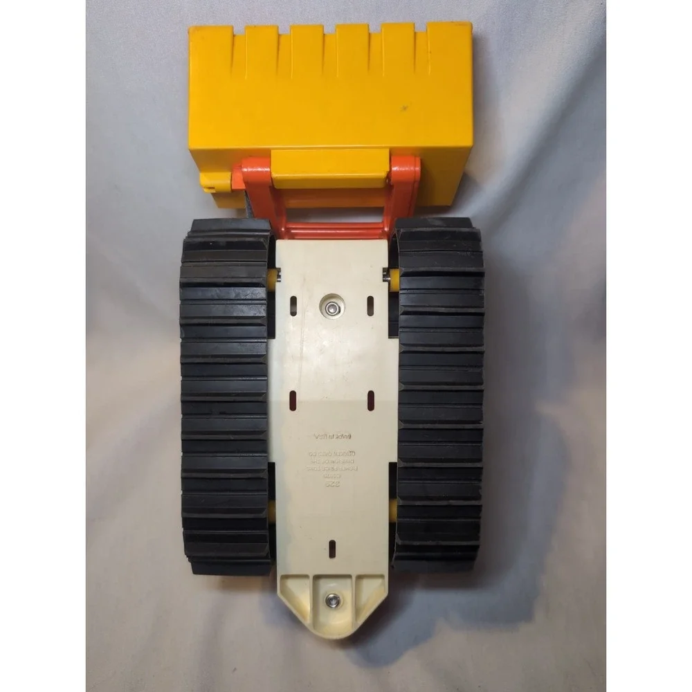Vintage 1979 Fisher Price Husky Helper Bulldozer #329 Original Tracks